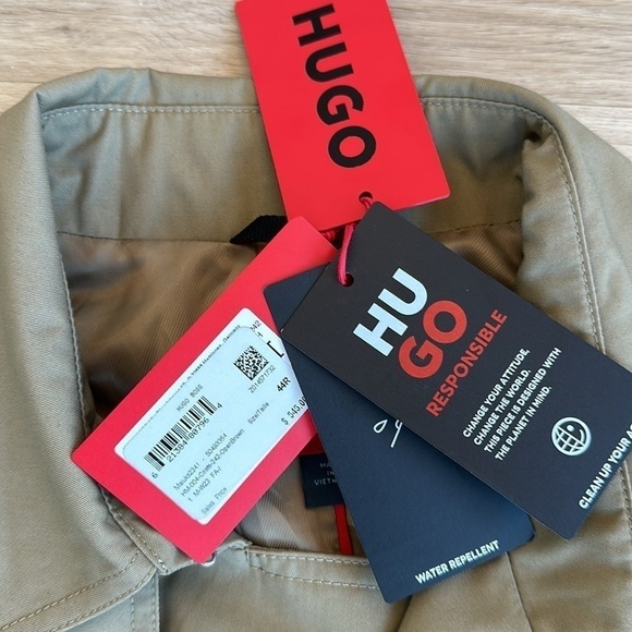 Hugo WATER-REPELLENT TRENCH COAT WITH BELTED CLOSURE - Picture 5 of 9